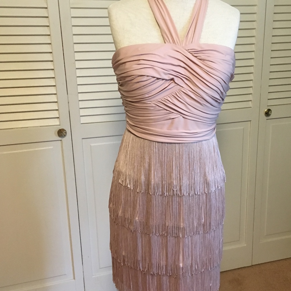 NWT - Boston Proper by Muse, fringe dress.